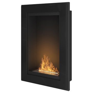 Biokominek wiszący Simple Fire FRAME 550 czarny 550x790 mm