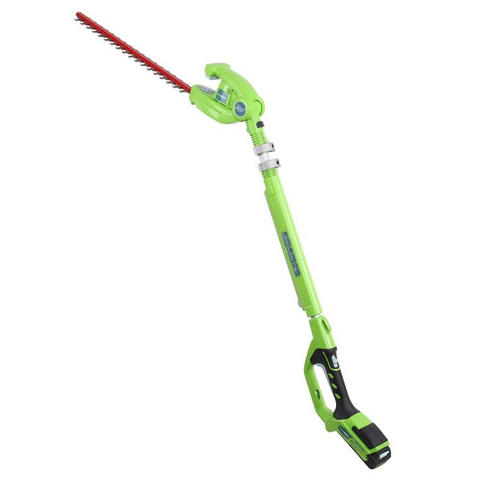 Greenworks Akumulatorowe Nożyce do żywopłotu na wysięgniku 51 cm 24V (2200207)
