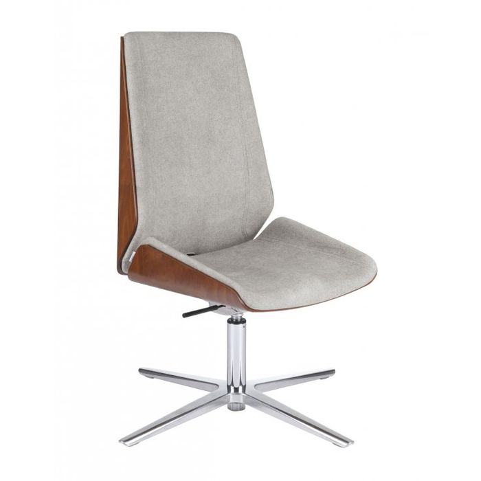 Grospol Fotel biurowy Moon Wood CF tkanina Flex - 8 kolorów