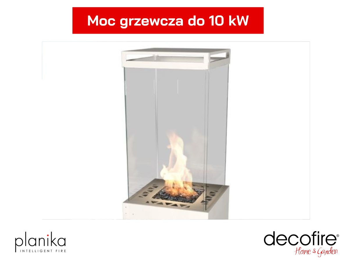 Moc grzewcza w kominku Lighthouse Planika 