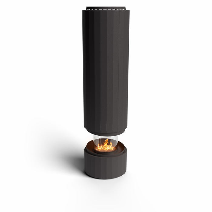 Biokominek automatyczny Pillar Black Planika