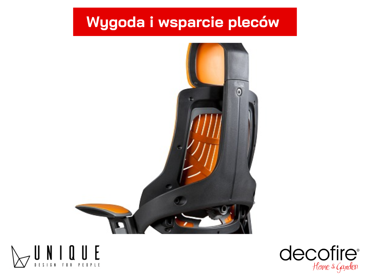 Komfortowe oparcie dla zdrowej postawy