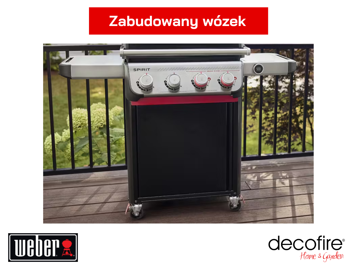 Zabudowany wózek z drzwiczkami
