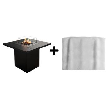 Kominek przenośny Square Table na gaz LPG Planika + pokrowiec