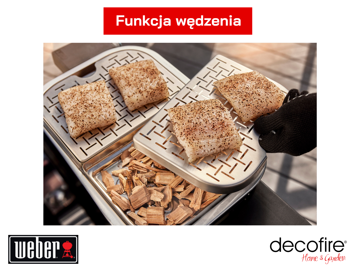 Grill elektryczny Weber Lumin z funkcją wędzenia