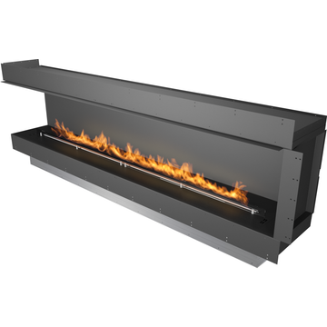 Biokominek Planika FLA 4 2490 mm + Forma 2700 Fireplace 