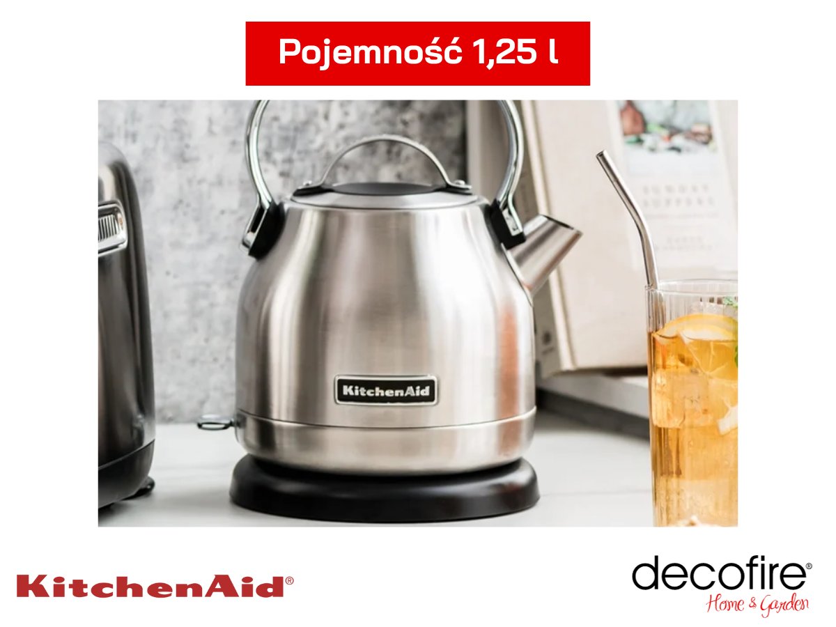 Pojemnośc 1,25 l w czajniku Stella KitchenAid
