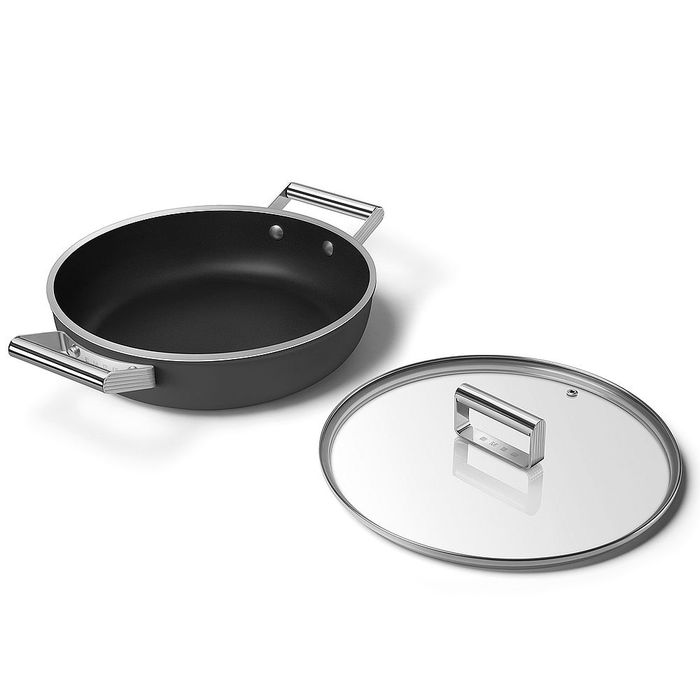 Głęboka patelnia 28 cm Czarny Smeg (DPF2812BLM)