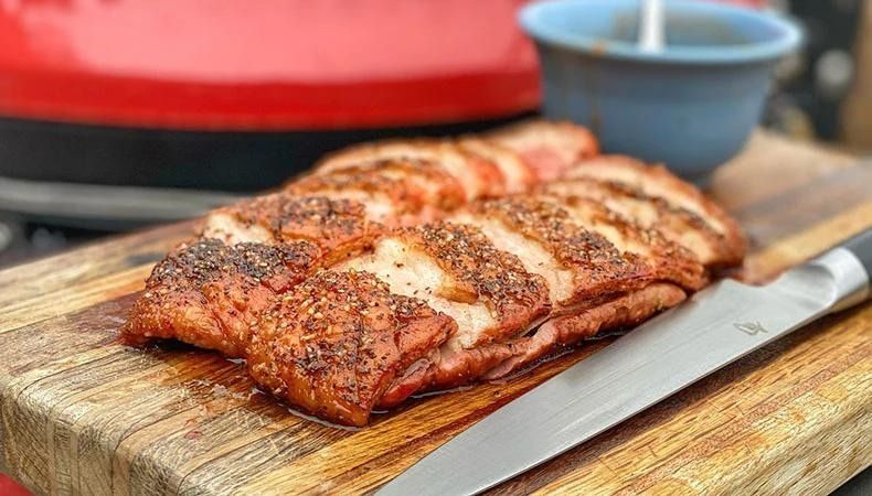 Grillowana kaczka przygotowana na grillu Kamado Joe