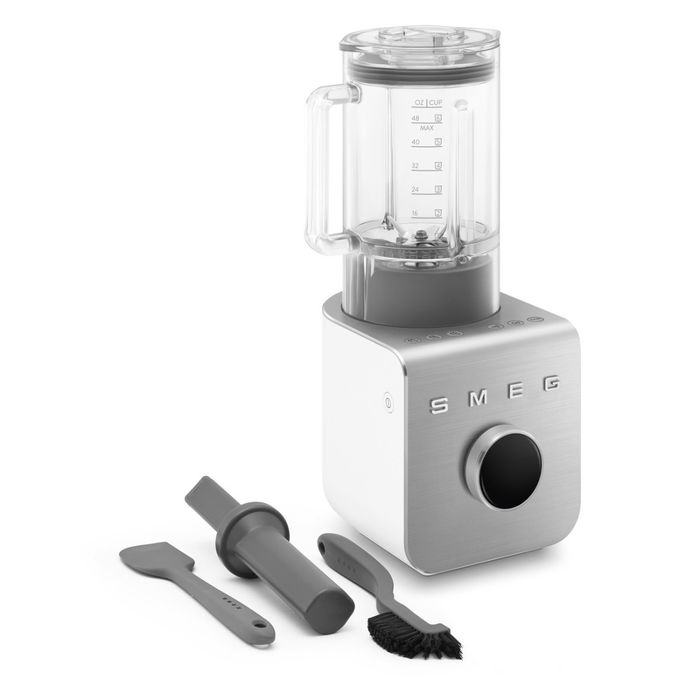 Blender kielichowy wysokoobrotowy z pompką próżniową Smeg Biały (BLC02WHMEU)