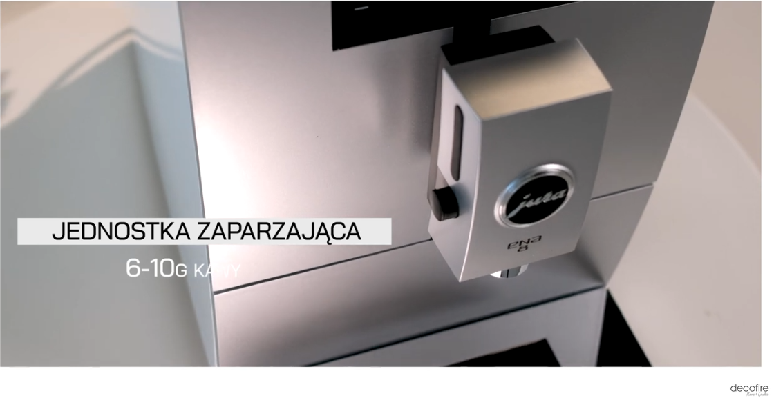 Jednostka zaparzająca w ekspresach Jura ENA 8