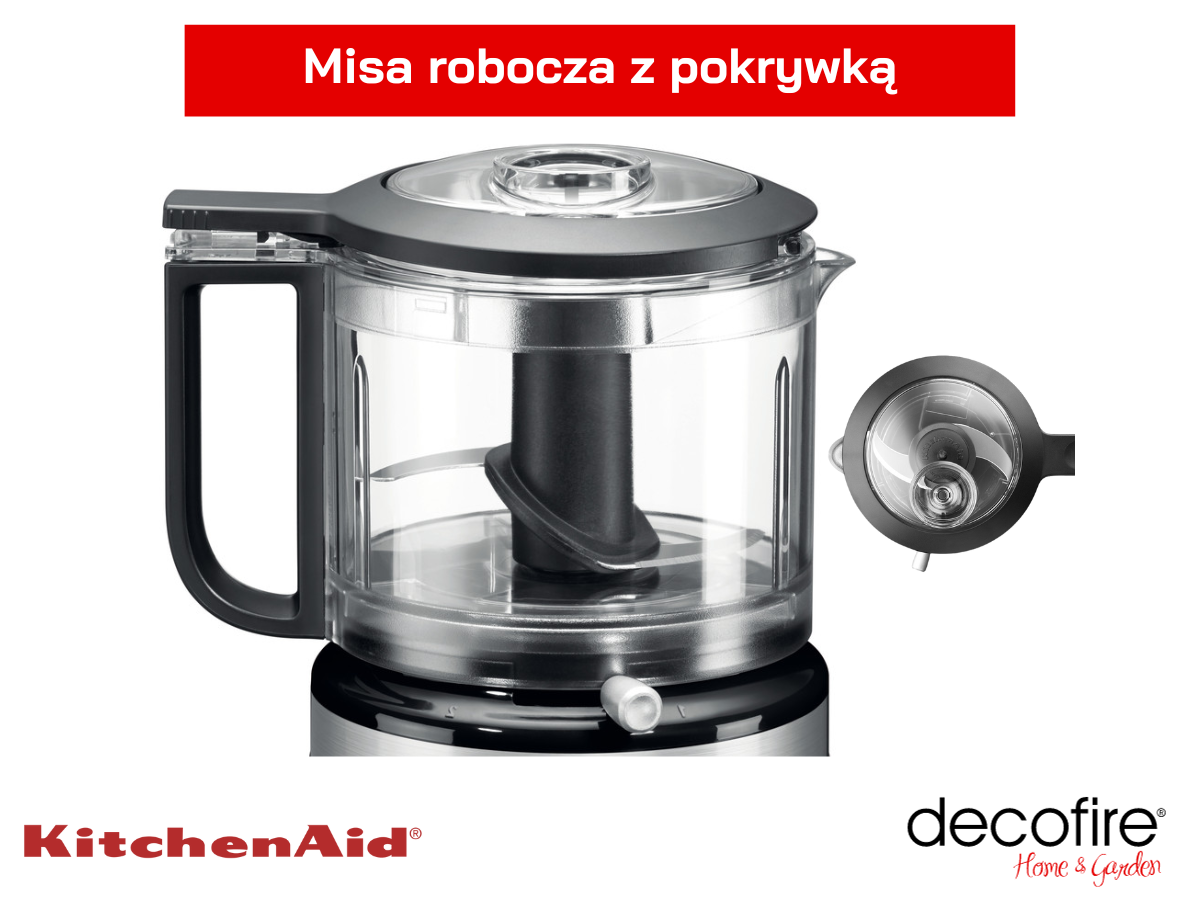 Misa z pokrywką malaksera MINI 0,8 l Onyx Black KitchenAid