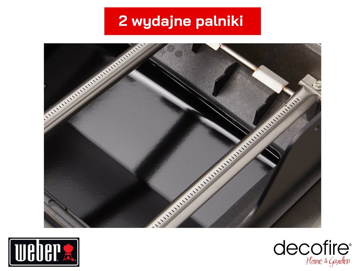 Grill gazowy Weber Spirit E-225 wyposażony w dwa palniki