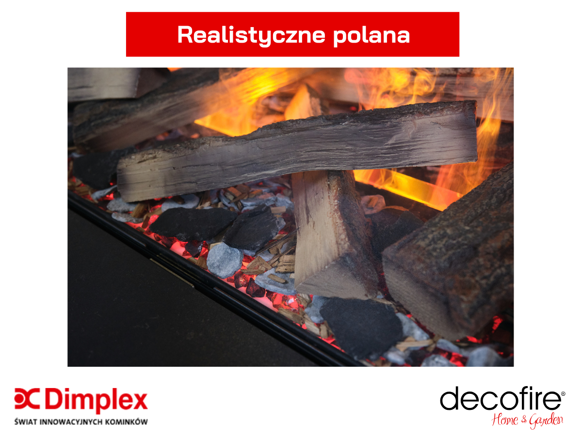 Dimplex kominek elektryczny e-MatriX 1300-400 II – realistyczna dekoracja paleniska