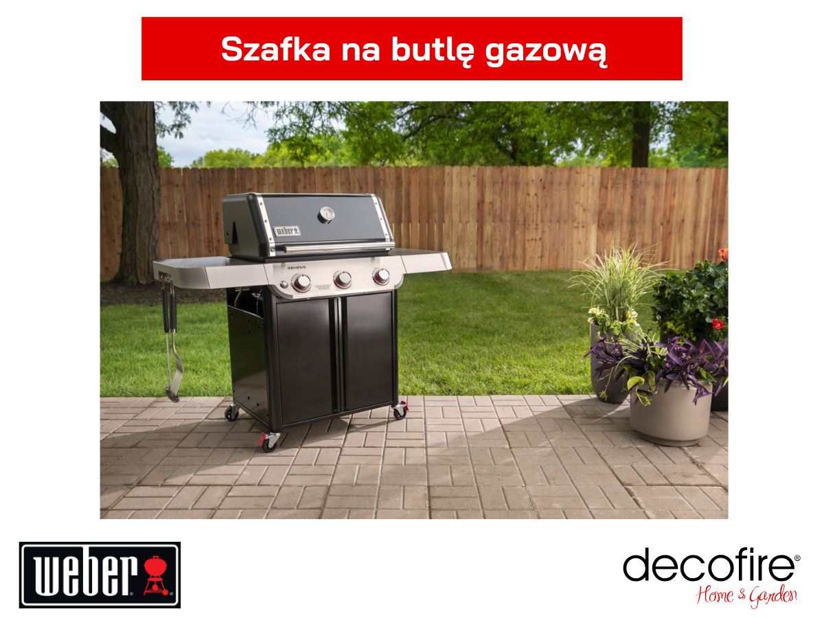 Pojemna szafka na butlę gazową
