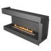 Biokominek Planika FLA 4+ 1190 mm + Forma 1500 Fireplace 
