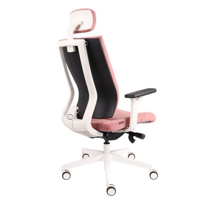 Grospol Fotel biurowy MaxPro WT HD white tkanina Fame - 6 kolorów