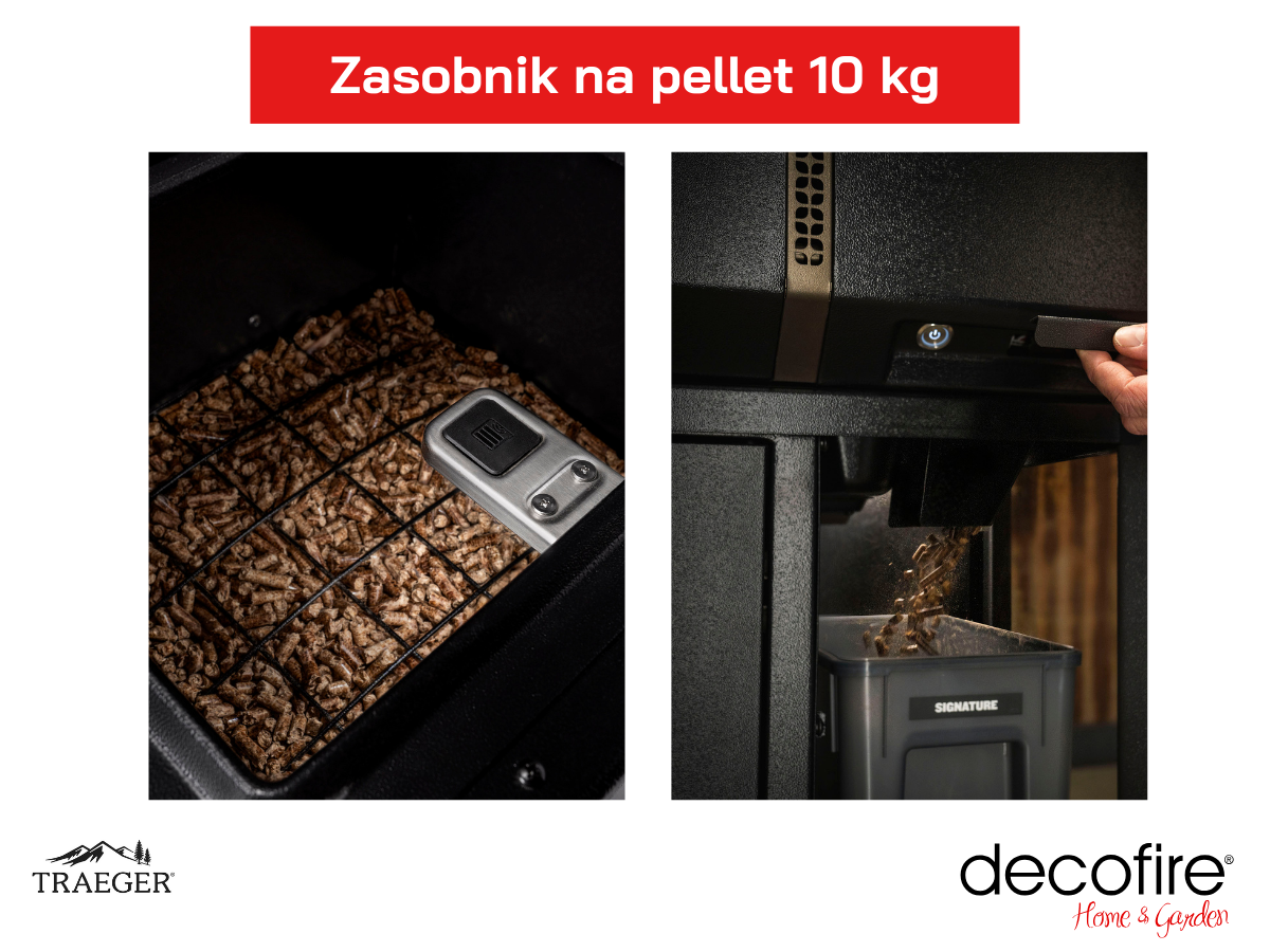 Zasobnik na pellet o pojemności 10 kg