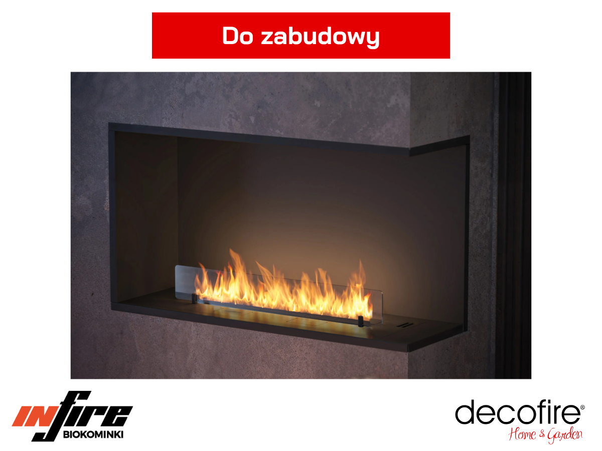 Biokominek do zabudowy Infire Etronic Basic R 1000 – idealny do zabudowy