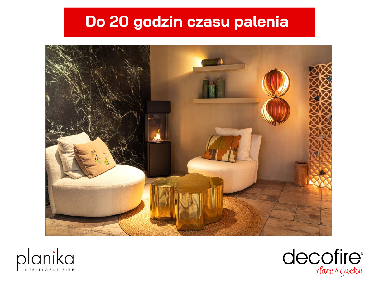 Duża wydajność – do 33 h czasu palenia