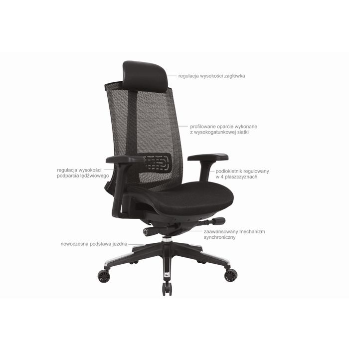 Fotel biurowy Sit Plus Navigator