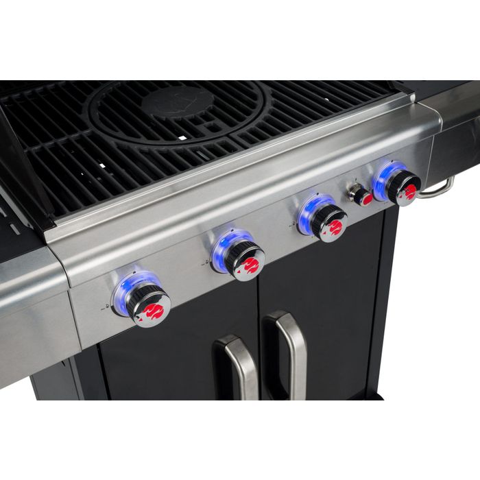 Grill gazowy Landmann Triton maxX PTS 4.1 czarny z palnikiem na podczerwień (12968)