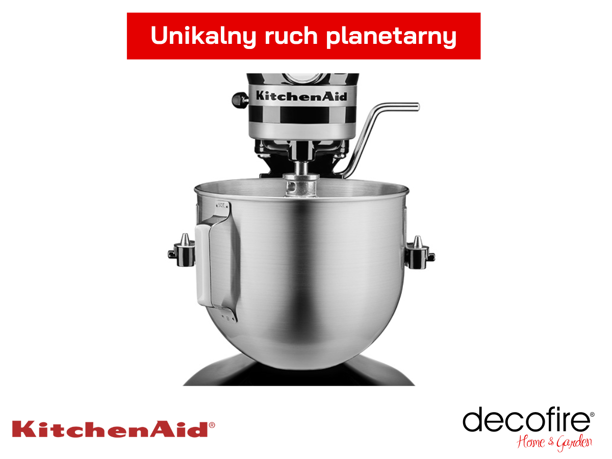 Unikalny ruch planetarny miksera Heavy Duty 5 Onyx Black