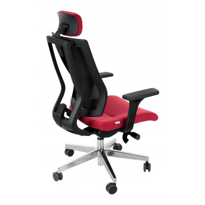 Grospol Fotel biurowy MaxPro BS HD chrome tkanina Hygge - 8 kolorów