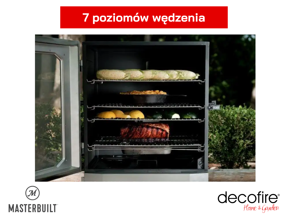 7 poziomów wędzenia 