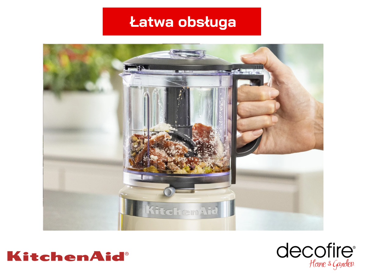 Łatwa obsługa malaskera MINI 1,1 l Almond Cream Kitchenid