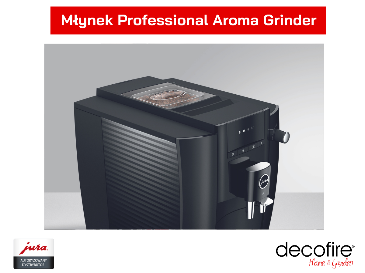 Ekspres Jura E4 Piano Black z młynkiem Professional Aroma Grinder