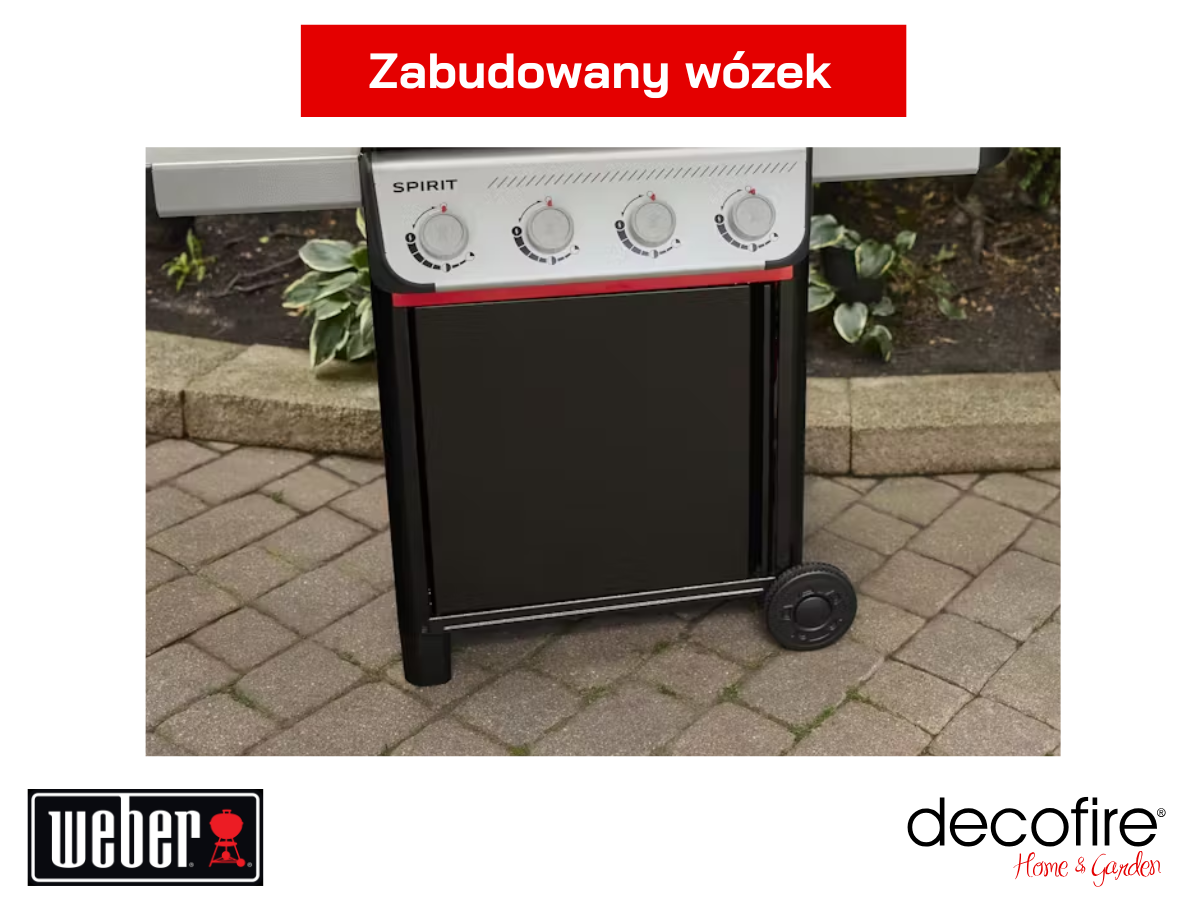 Zabudowany wózek z drzwiczkami