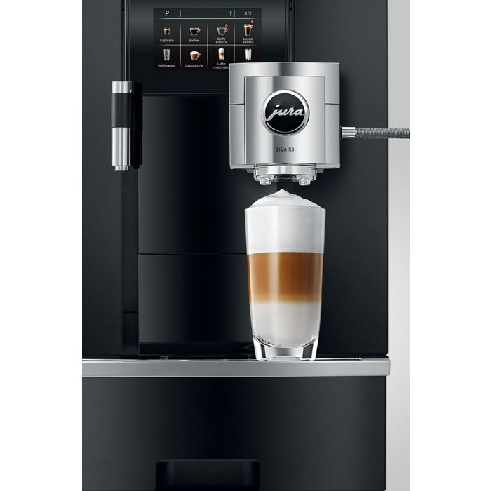 Ekspres do kawy Jura GIGA X8 Aluminium Black (EB) (15566) system mleczny