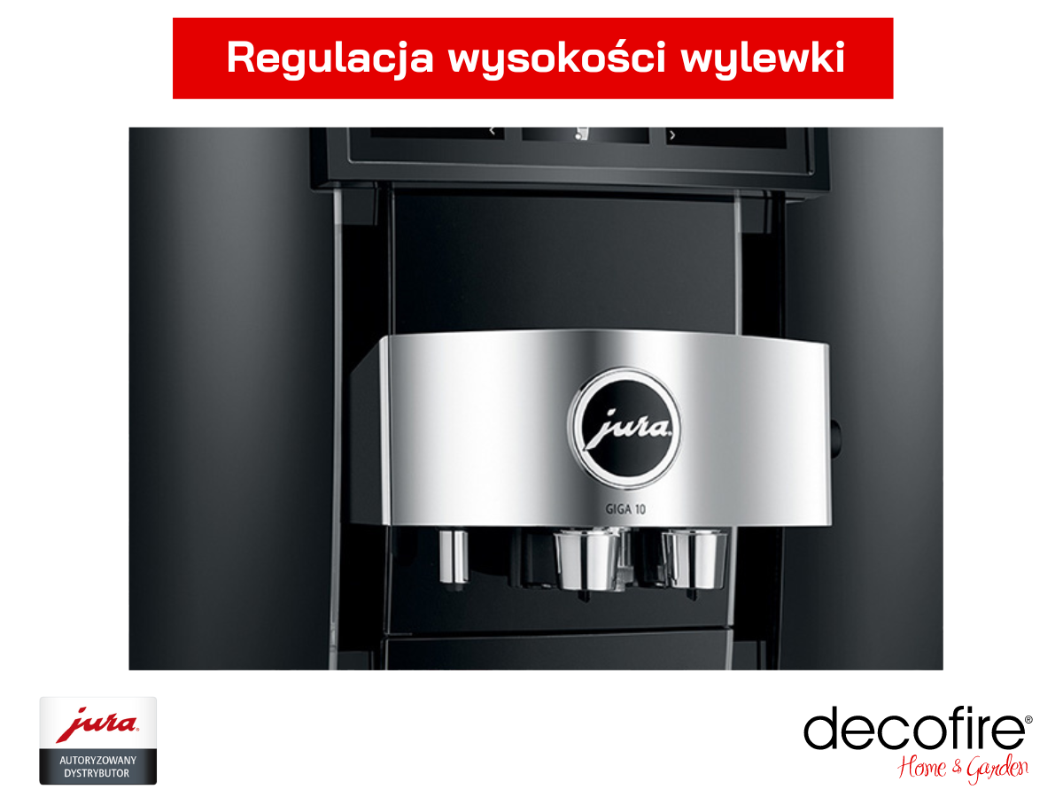 Ekspres do kawy Jura GIGA 10 Diamond Black (EA) z regulowaną wylewką