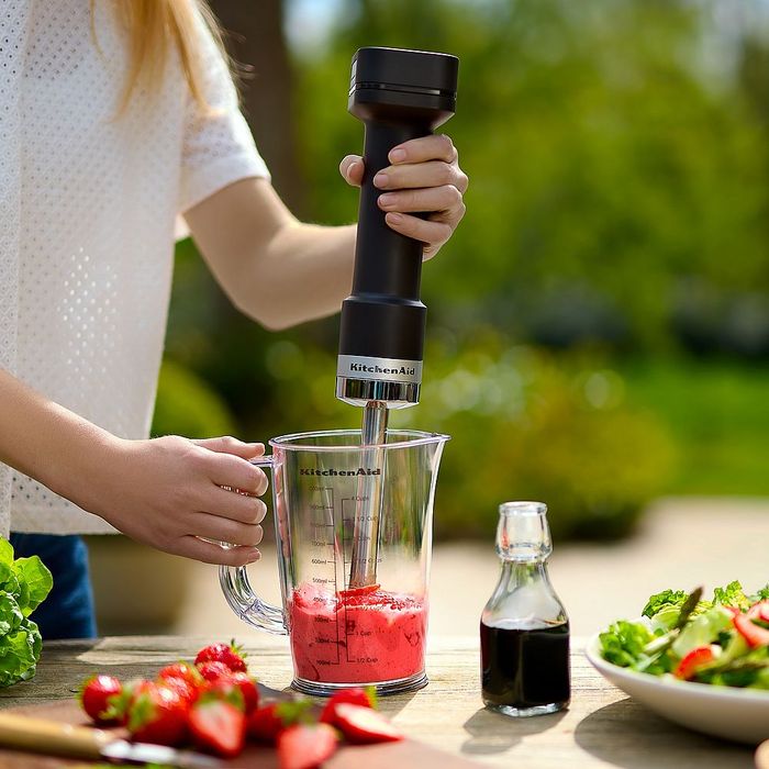 Blender ręczny z akcesoriami na akumulator KitchenAid Go (5KHBRV05BM)