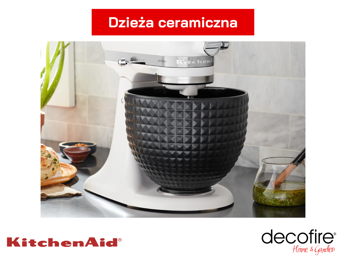 Dzieża ceramiczna Black Studded 4,7 l Artisan KitchenAid