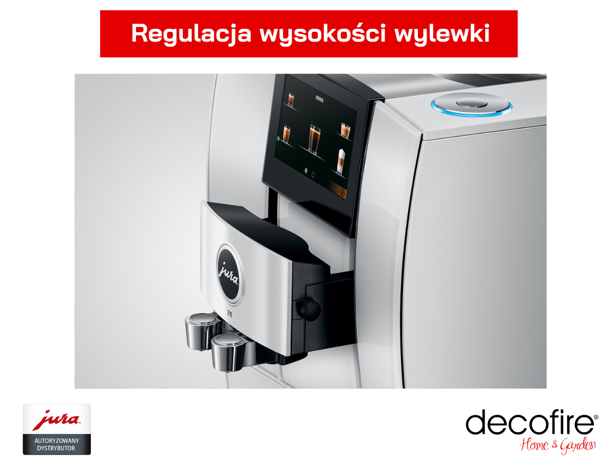 Regulowana wylewka w ekspresie Jura Z10 Diamond White (EA)