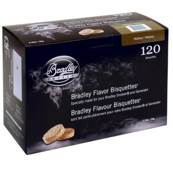 Bradley Bisquettes - Hickory - opakowanie 120 sztuk