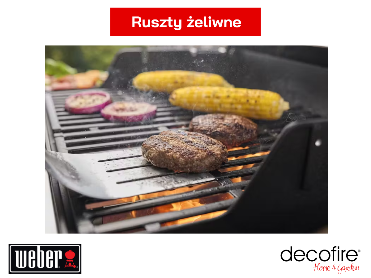 Grill gazowy Weber Spirit E-335 – ruszty żeliwne