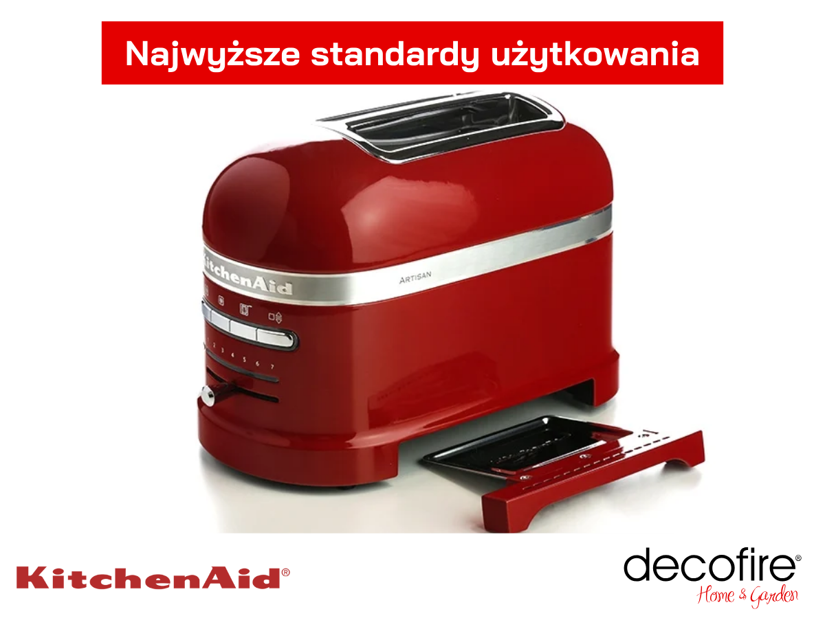 Najwyższe standardy użytkowania tostera 2 Artisan KitchenAid