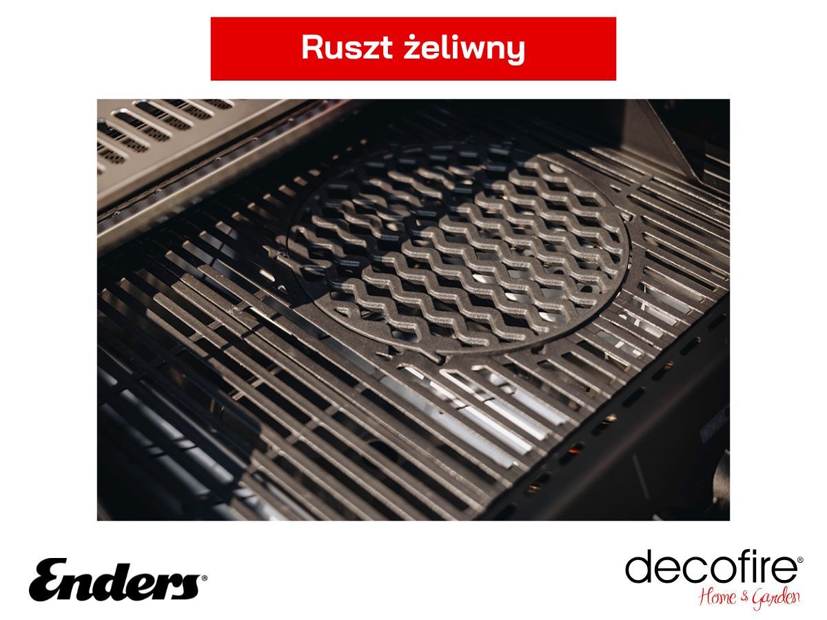Emaliowany ruszt żeliwny