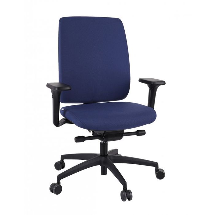 Fotel biurowy Grospol Valio BT black chrome tkanina Fame - 6 kolorów