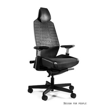 UNIQUE Fotel biurowy Ronin biały, elastomer, TPE, siatka RS różne kolory (1286-P-RS-TPE)