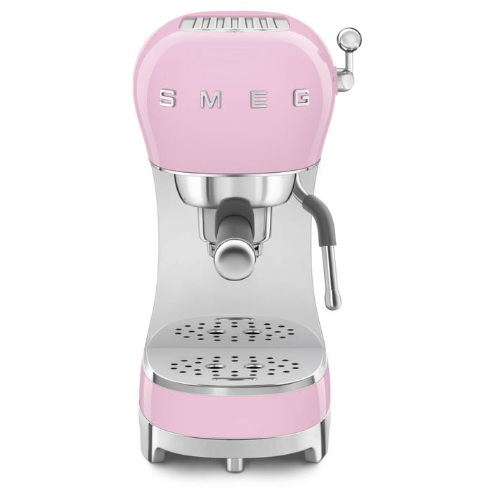 Ekspres kolbowy 50's style Pastelowy róż Smeg (ECF02PKEU)