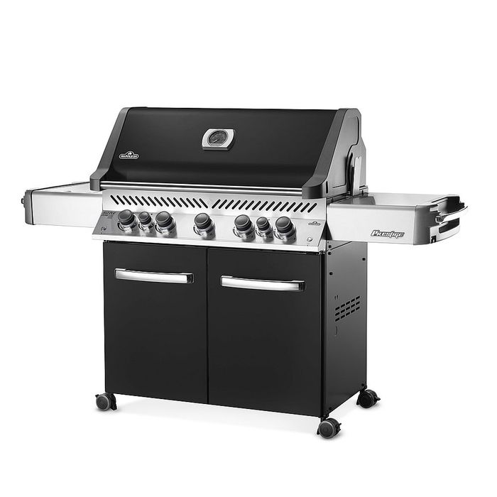 Grill gazowy Napoleon Prestige 665 RSIB Black  z tylnym i bocznym palnikiem na podczerwień (P665RSIBPK-PL)