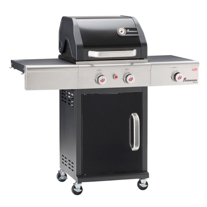Grill gazowy Landmann Triton maxX PTS 2.1 czarny z palnikiem na podczerwień (12915)