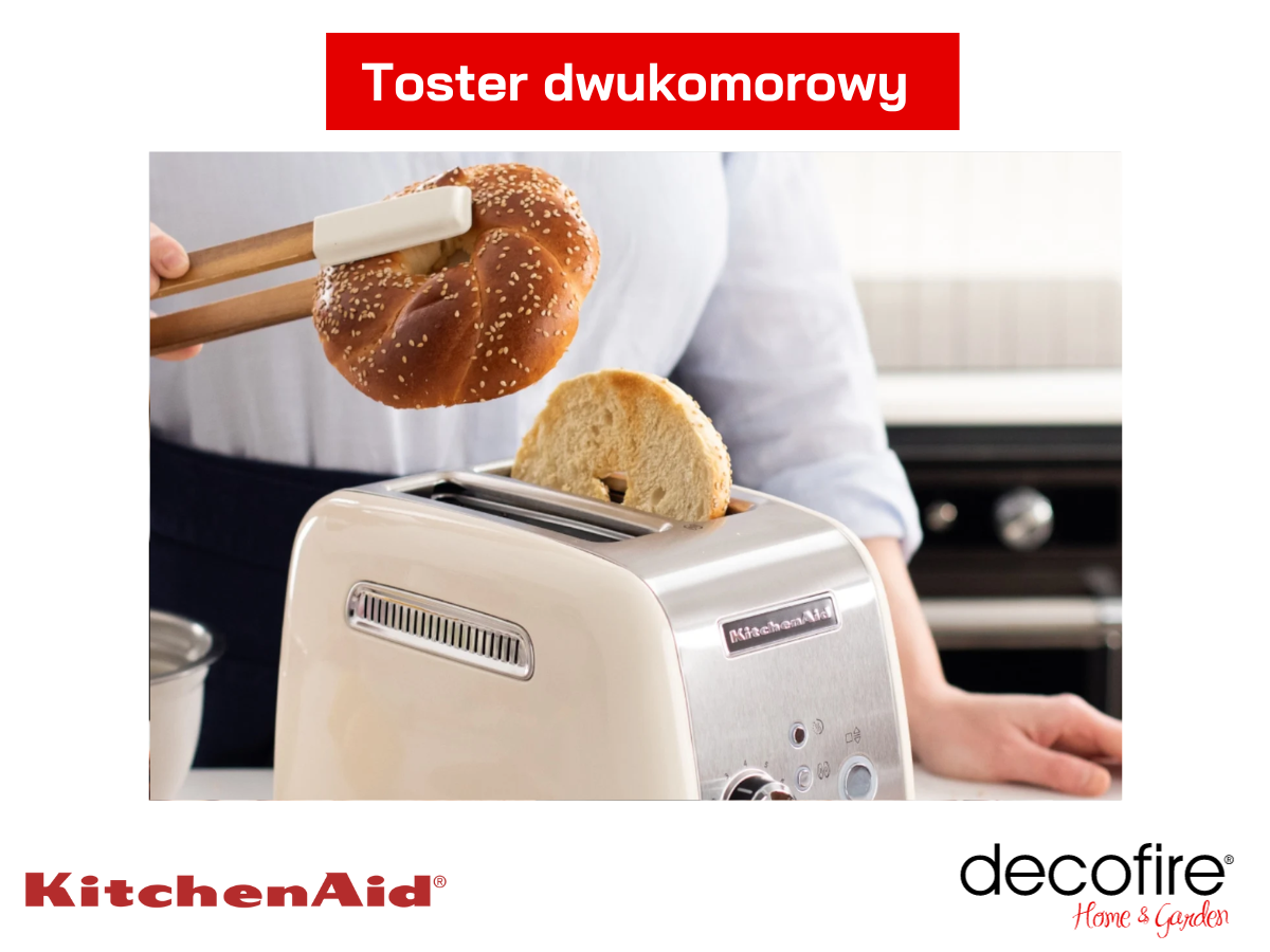 Toster dwukomorowy 2 Almond Cream KitchenAid