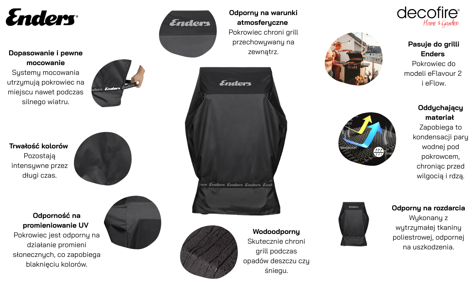 Pokrowiec na grill eFlavour, eFlow Enders (5691)