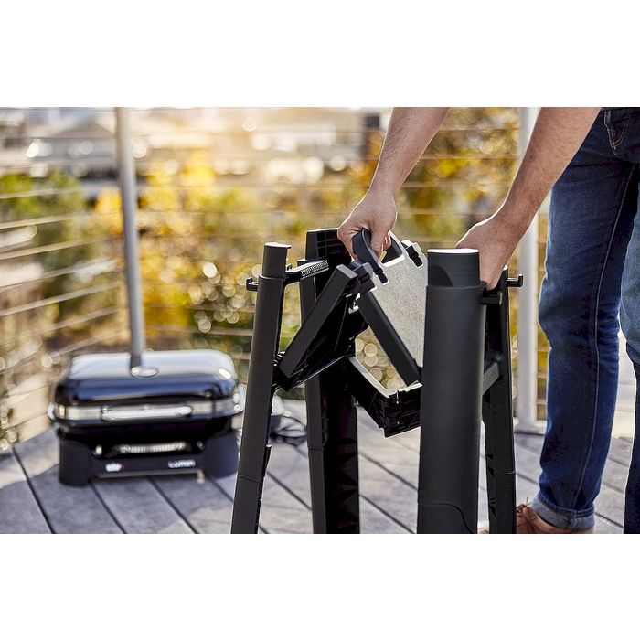 Grill elektryczny Weber Lumin Compact ze stojakiem czarny (91010879)