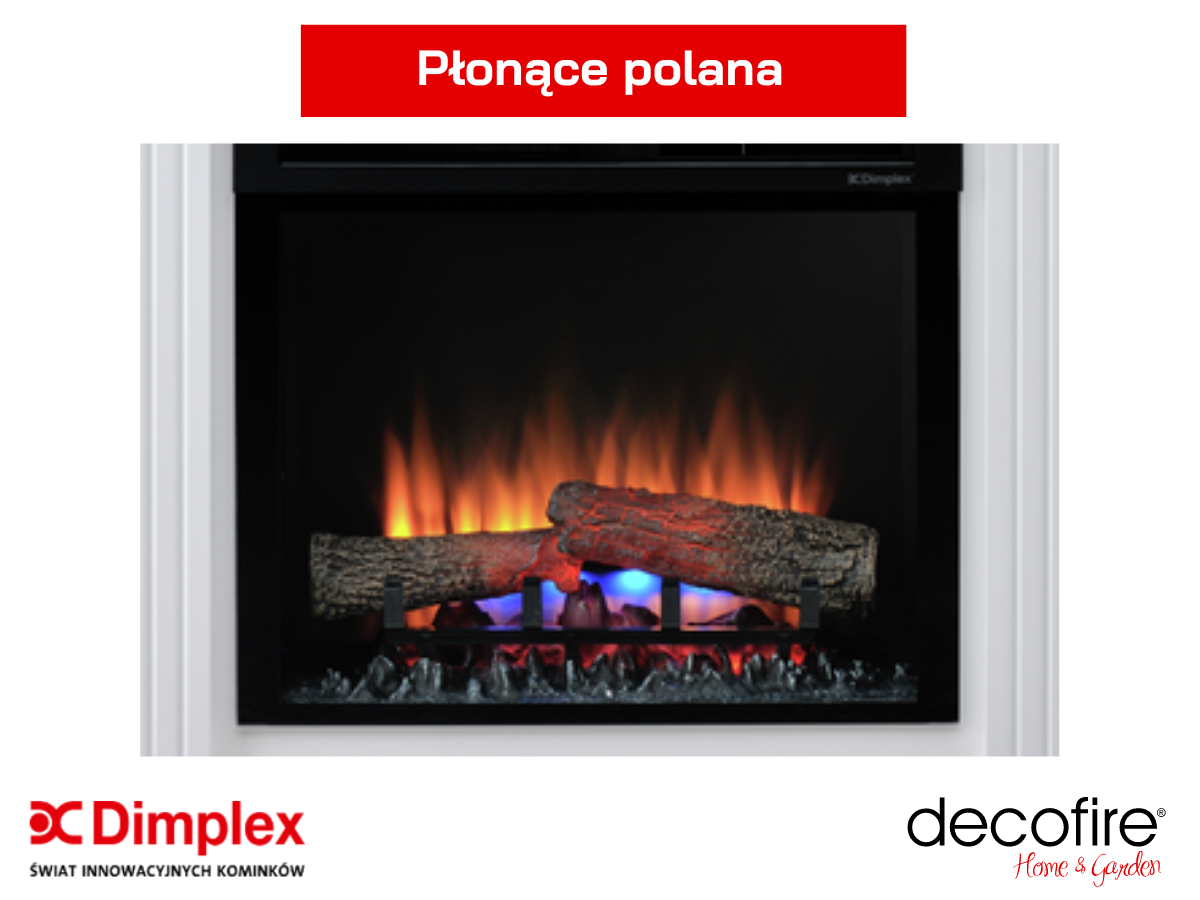 Dimplex kominek elektryczny Balance – płonące polana